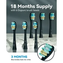 JTF P300 Black Electric Toothbrush + pouzdro